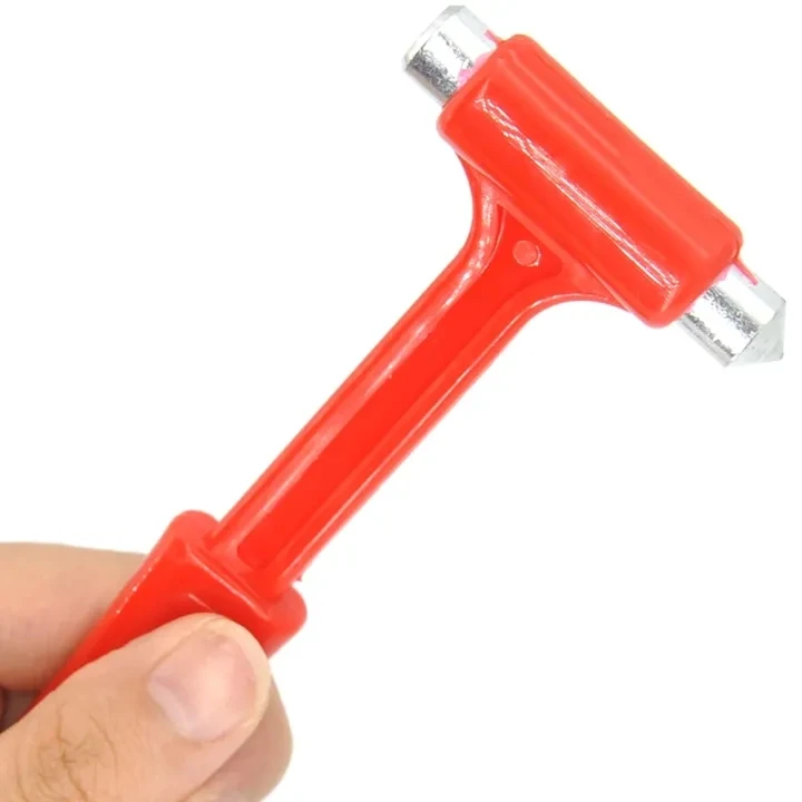 Car Self-Help Escape Hammer Multi-functional Mini Useful 2 in 1 Emergency Safety Tool for Automobile Window Breaking Belt Cutter