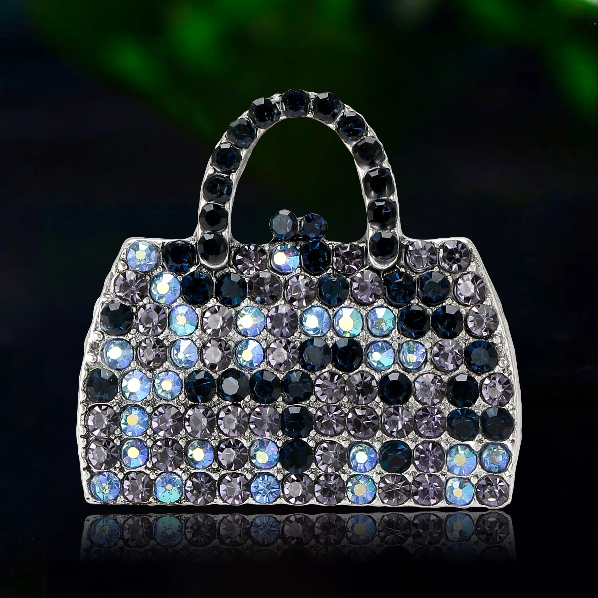 Rhinestone Bag Pins for Women Unisex Glass Daily Supplies Brooches  Event Party Backpack Decoration Clothes Accessories