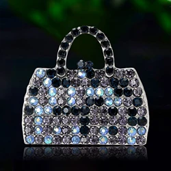 Rhinestone Bag Pins for Women Unisex Glass Daily Supplies Brooches  Event Party Backpack Decoration Clothes Accessories