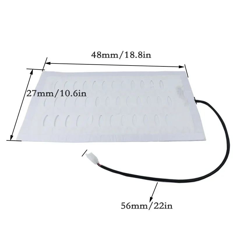 12V Carbon Fiber/ Alloy Car Heated Seat Cover Cushion Pad Kit 2 Level High/Low Temp Switch Universal Car Warm Hearting