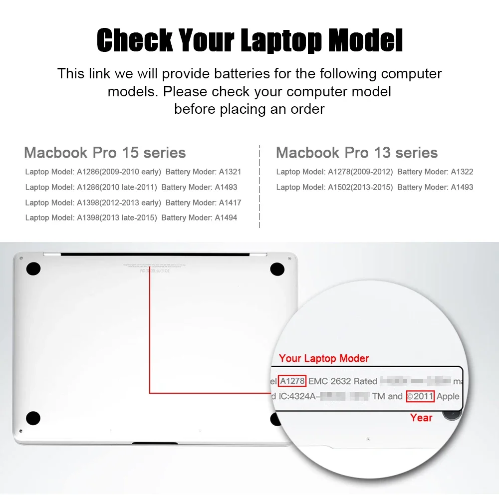 SKOWER Laptop Battery For Apple Macbook Air 11 13 Inch A1466 A1370 A1369 A1465 Replacement A1375 A1406 A1405 A1377