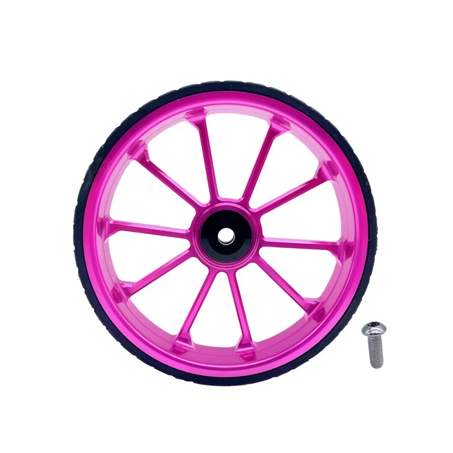 Litepro BMX Bicycle Pushing Easy Wheels Largen 100MM Diameter Wheel Extension Rod Easy Wheel Alloy For Brompton Bicycle