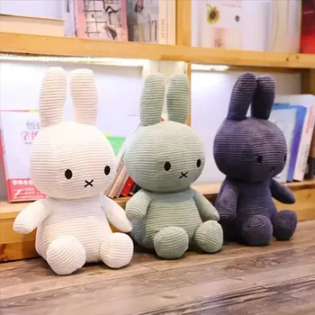 Sanrio Cartoon Peluche Miffy Accessori Carino Kawaii Animazione Bambola Bambola Letto Divano Desktop Ornamento Giocattolo Decorativo Ragazza Regalo