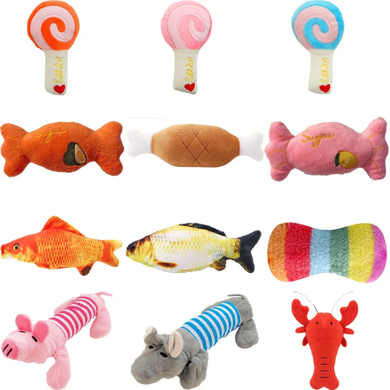 

Soft&Durable Dog Plush Toy Bone Animal Cute Chew Molar Toys For Small Dogs Puppy Teething Chewing Aggressive Interactive Product