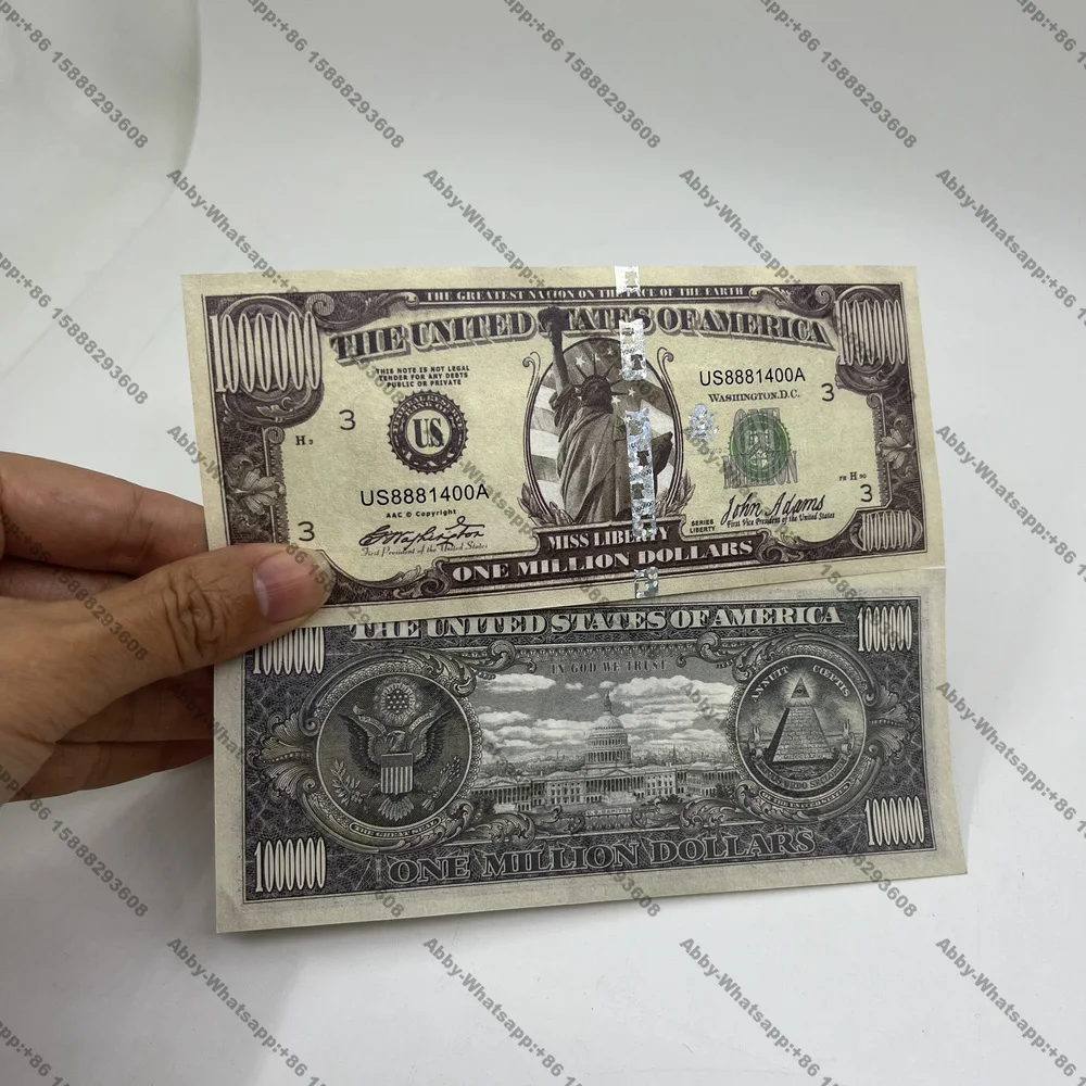 1000pcs/box US Dollars Craft Banknote Collection One Million Dollar Souvenir Card For Collection And Travel Gifts