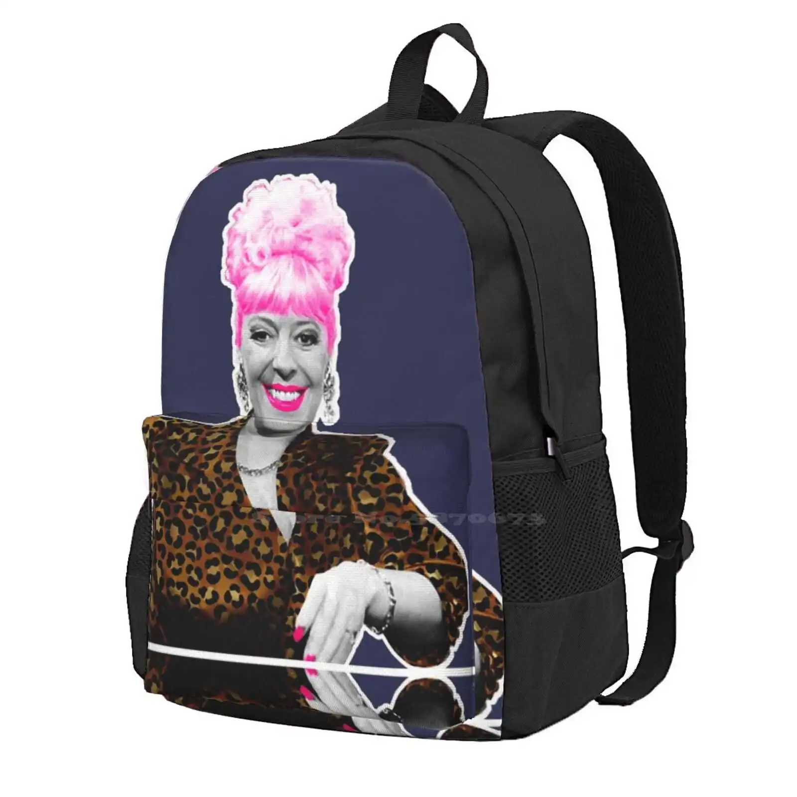 Bet Lynch Travel Laptop Bagpack School Bags Bet Lynch Bet Gilroy Gay Interest Camp Pop Art Paisley Street Julie Goodyear