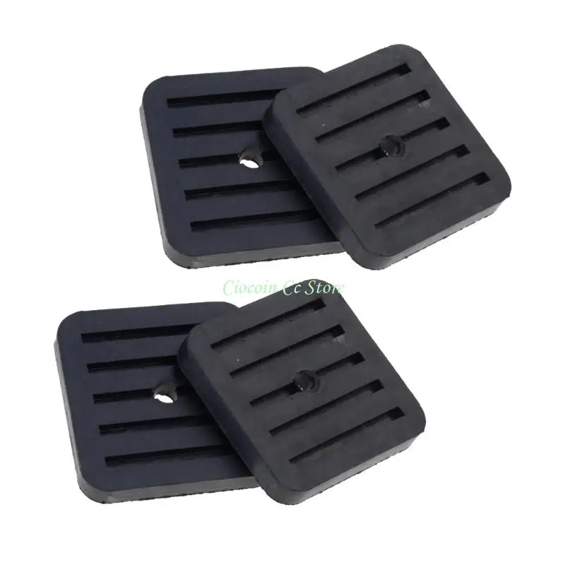 X90F Industrial Vibration Control Pads Rubber Pad Vibration Isolation 4pcs for Machinery Noise Reduction &