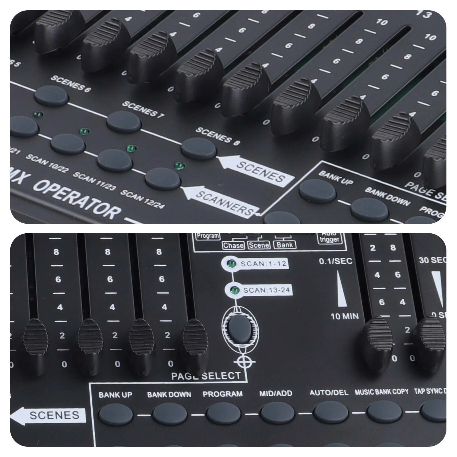 Yiflamefly 384 Channel Console Stage Lighting Program Editing DMX512 Controller For Professional Stage Equipment DJ Live Concert