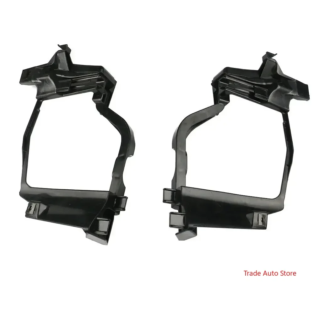 Black Headlight Mounting Brackets Support 63126936090 63126936089 For BMW 5 Series E60 E61 525I 528Xi 530I Auto Accessories
