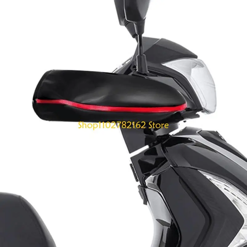 

547B Handlebar Warmer Winter Motorcycles Scooter Bike Gloves Material Hand Muffs
