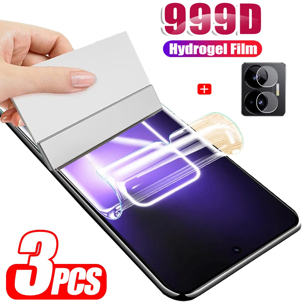 

Pelicula Hidrogel For Realme GT Neo 5 SE Screen Protector Realmi GT 2 Pro Hydrogel Film Neo5 Water gel Front + Camera Film Realme GT Neo 2 3 2T 3T Protectores de Pantalla RealmeGT Master hydro gel Phone Soft Glass