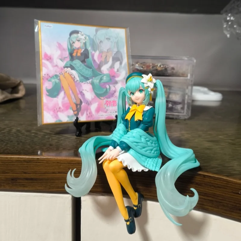 フリュー-オリジナル-初音ミク-リリーフラワーフェアリーver-14-センチメートルヌードルストッパーフィギュアコレクタブルアニメモデルおもちゃギフトファン向け在庫あり