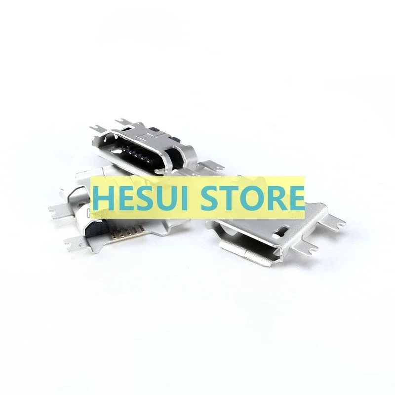 1/5PCS All copper Micro 5P sinking Board 1.17 with rolled edge 4-pin USB base braid