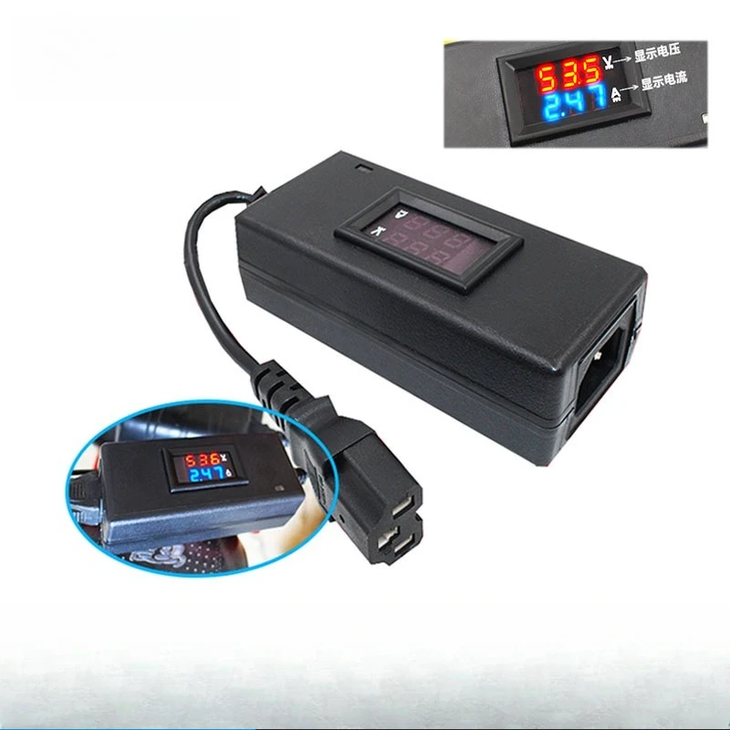 Utility Electric Vehicle Charger 5V-96V Current And Voltage Detector Digital Display Inspection Maintenance Tool