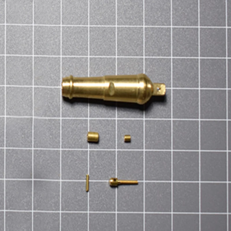 

1Set Length 20mm 26mm 35mm Brass Carronade Model Simulation Broadside Gun Assembly Parts for Solid Wood Sailing Ship Models