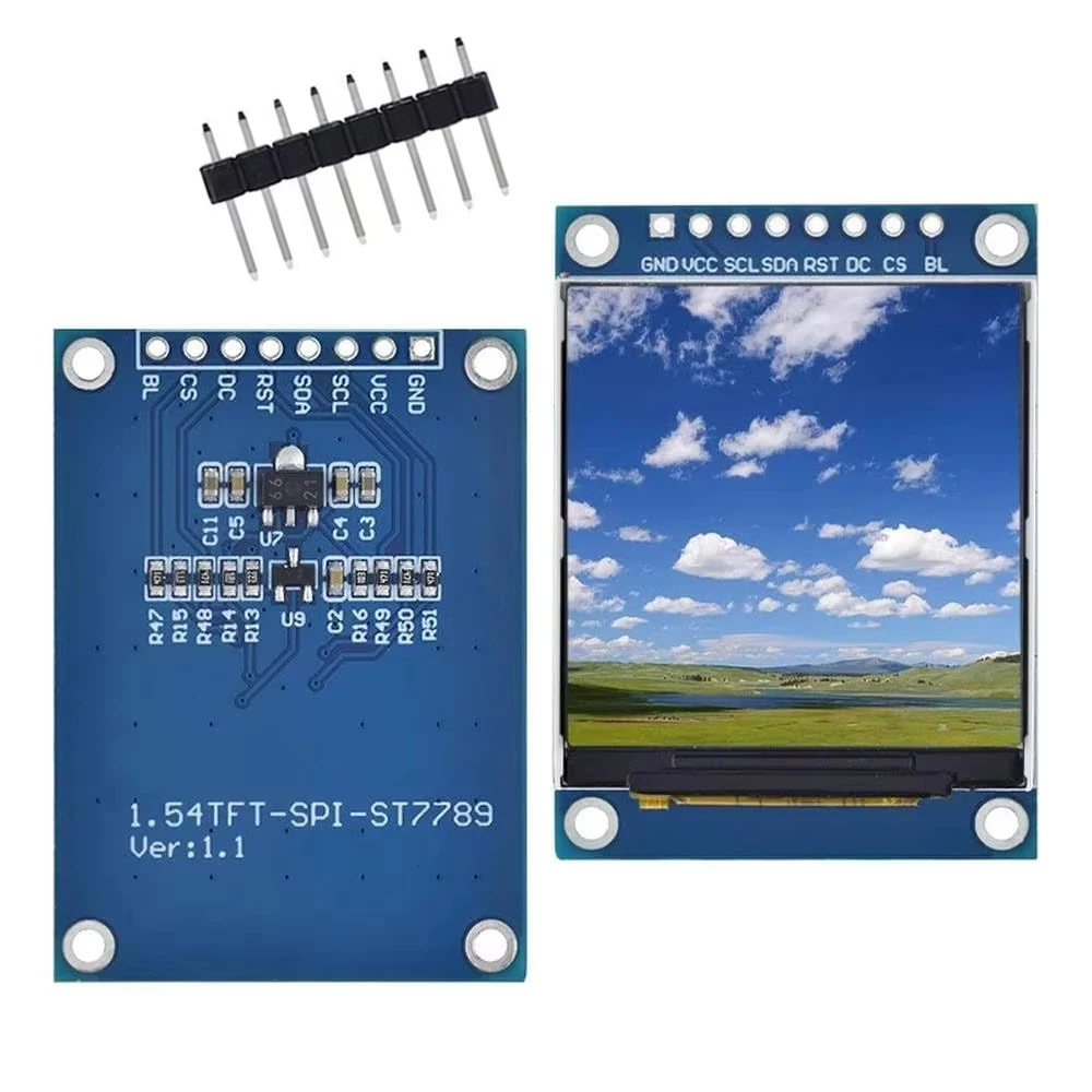 1.54 بوصة 1.54 "وحدة عرض TFT بالألوان الكاملة HD IPS LCD شاشة LED 240x240 SPI واجهة ST7789 لاردوينو #5