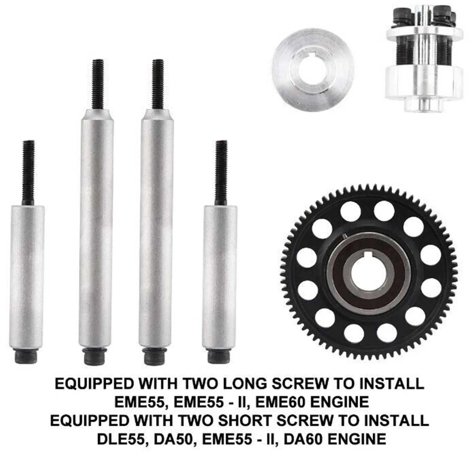 Kit di avviamento elettrico per motore a gas per aereo RC per DLE30/DLE 35RA/EME 35 Motore a gas modello RC giocattoli accessori di aggiornamento