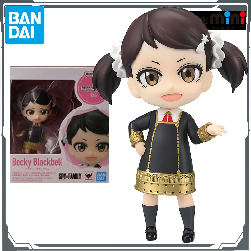 Bandai Original Handheld Kit Figuarts Mini SPY×FAMILY Damian Desmond&Becky Blackbell Anime Model Toys Model Gifts for Boys