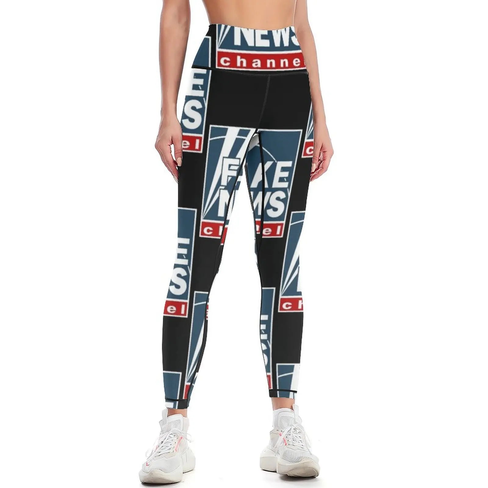 

Fake News FOX Leggings Women's sports trousers fitness set gym gym womans Womens Leggings