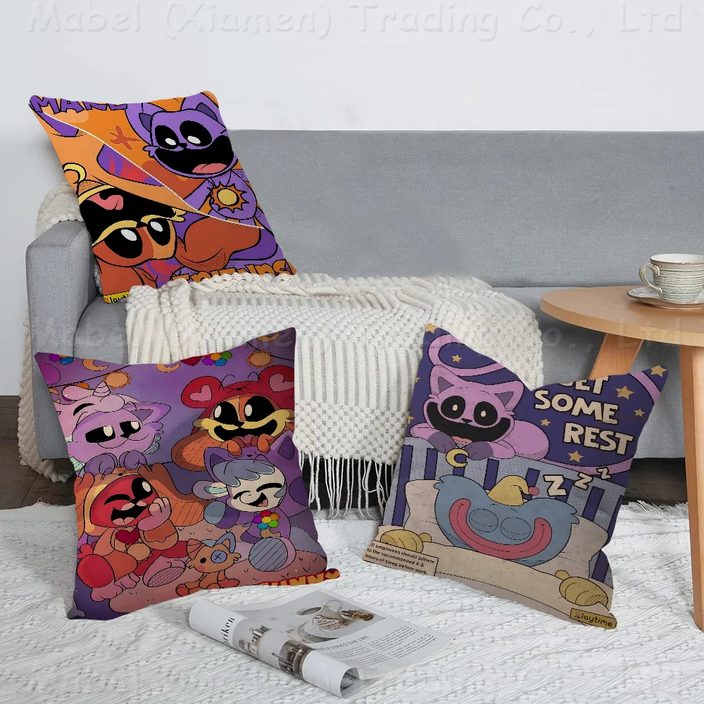 Critters CATNAP DOGDAY Personalized Pillow Cover Kids Bedroom Wild Party Decor Pillowcase Kid Birthday Shower Gift