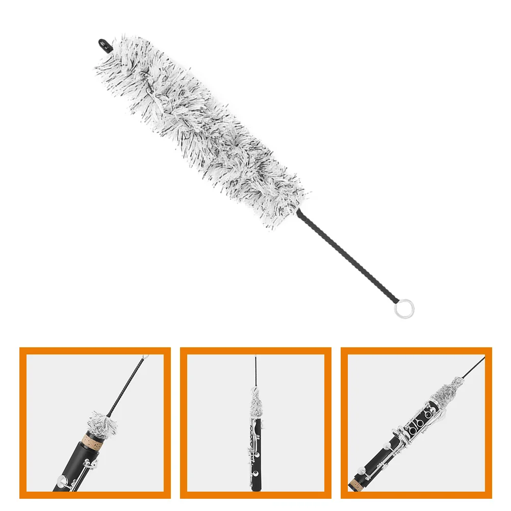 

Clarinet Silk Swab Cleaning Brush Maintanance Tools Brushes for Musical Instruments
