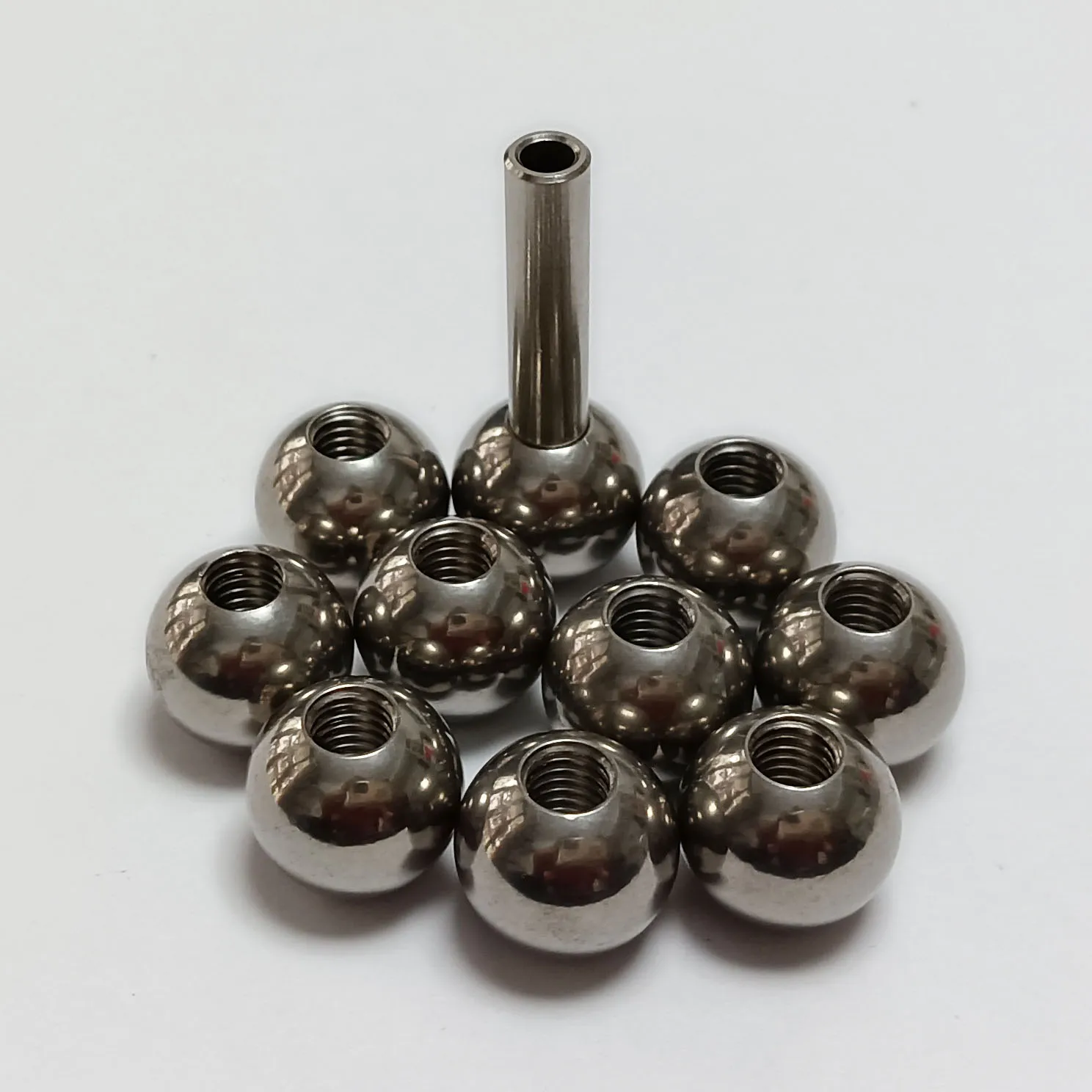 

SS304 Stainless Steel Thread Hole Ball For CNC Later Machine