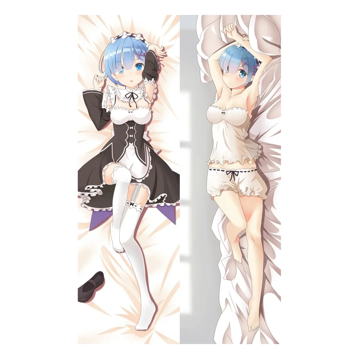 2WAY/WT أنيمي وسادة للجسم تأثيري Dakimakura مثير فتاة Almohada المخدة Waifu الوجهين غطاء وسادة الجمال