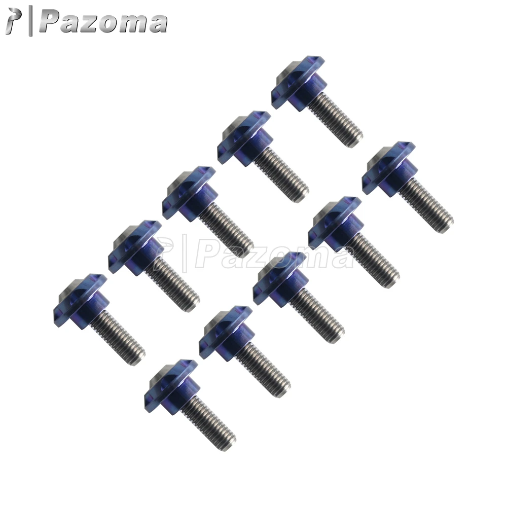 Front Floating Brake Rotor Bolt Kit For Harley Touring Street Glide FLHX Road Glide FLTRX 2024-26 Titanium Brake Disc Screw Bolt