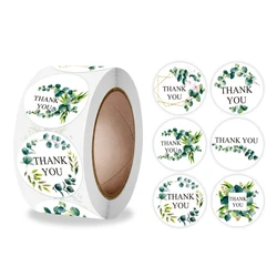 2 inch/5cm Round Floral Thank You Stickers 500pcs for Wedding Favors and Party Handmade Gife Envelope Seal Stationery Sticker