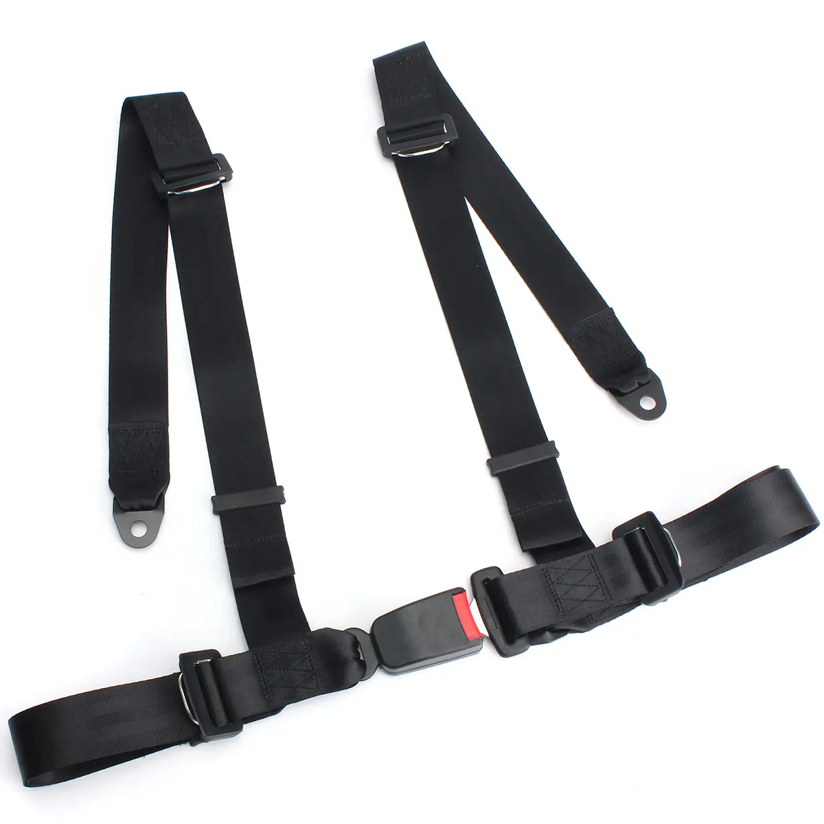 Car Racing Seat Belt Sports Racing Harness Safety Seat Belt 3 4 Point Fixing Mounting Quick Release Nylon