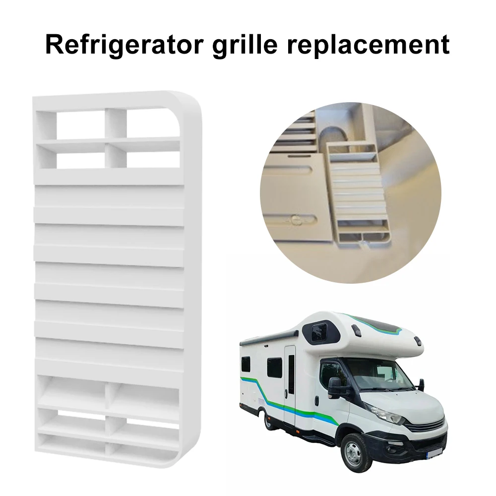 1 Stück Weißer RV-Kühlschrankgitter-Ersatz für Dometic LS100 Wohnwagen Wohnmobil Camper Innenkühlschrank Zubehörteile