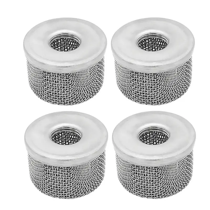 

AT05-4Pcs 181073 или 181-073 Впускной фильтр-сетка для насоса, 1/2 дюйма NPT, нержавеющая сталь, для безвоздушного распылителя краски