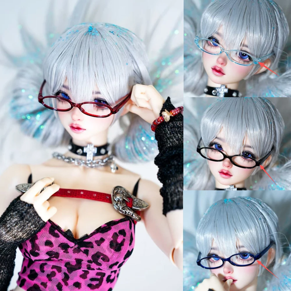 

D09-P774 children handmade toy 1/3 IMPL SD16 SOOM AS girl BJD/SD doll accessories PVC full frame glasses 1pair
