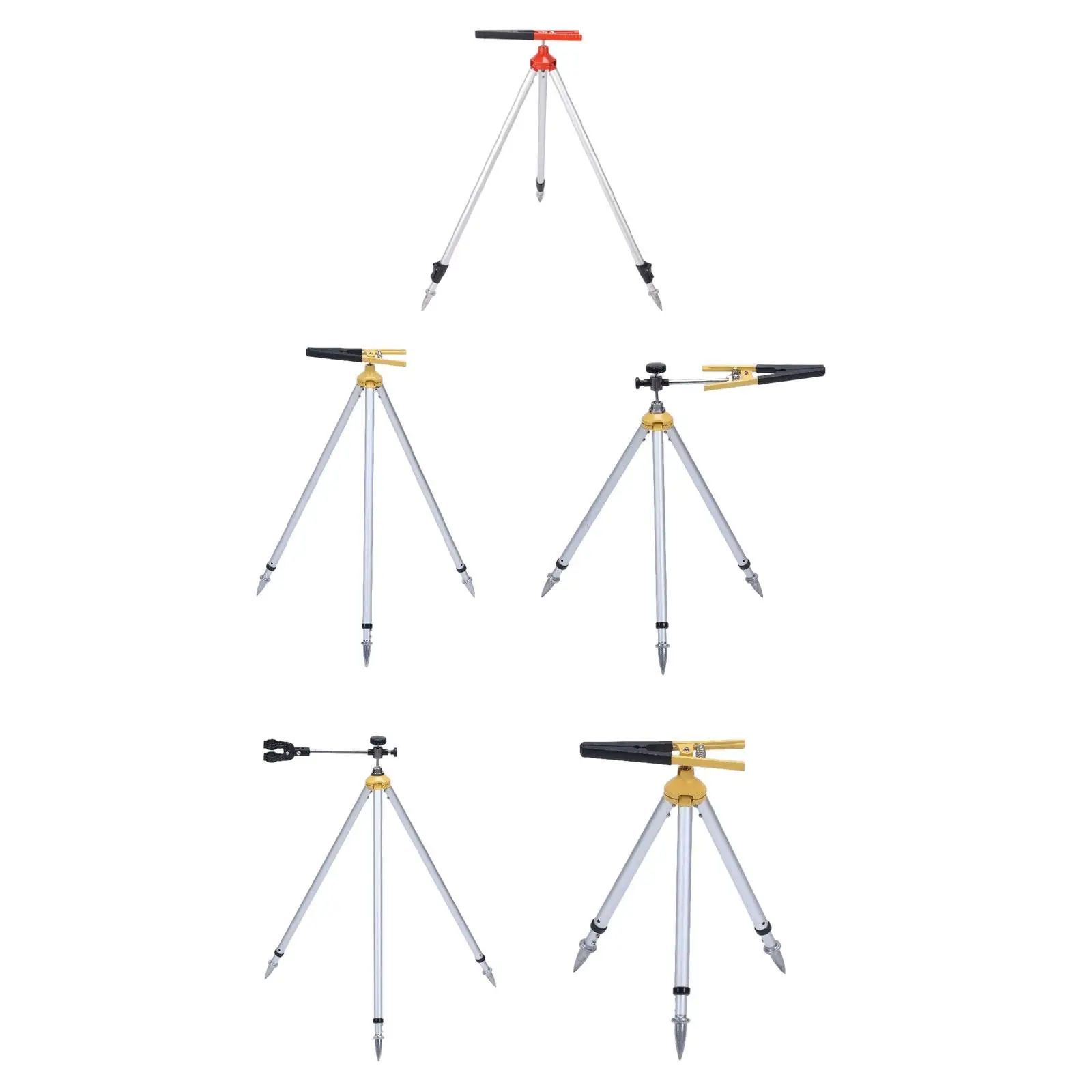 

Total Station Centering Rod Clamp Tripod Stand Support Quick Release Metal Measuring Instrument Portable Expandable Ruler Holder
