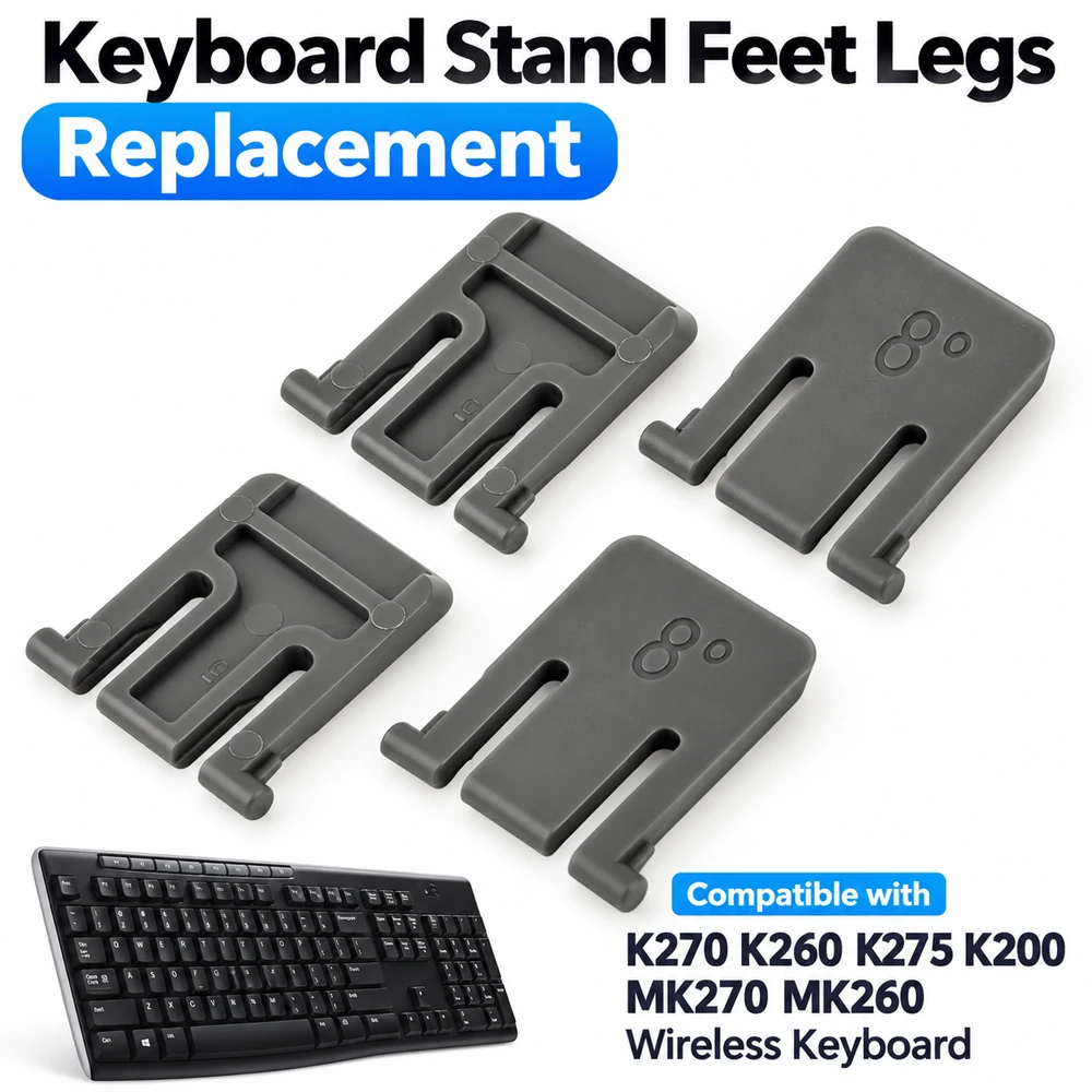 Keyboard Stand Feet Legs for Logitech K270 K260 K275 K200 MK270 MK260 Wireless Keyboard Feet Stand Replacement