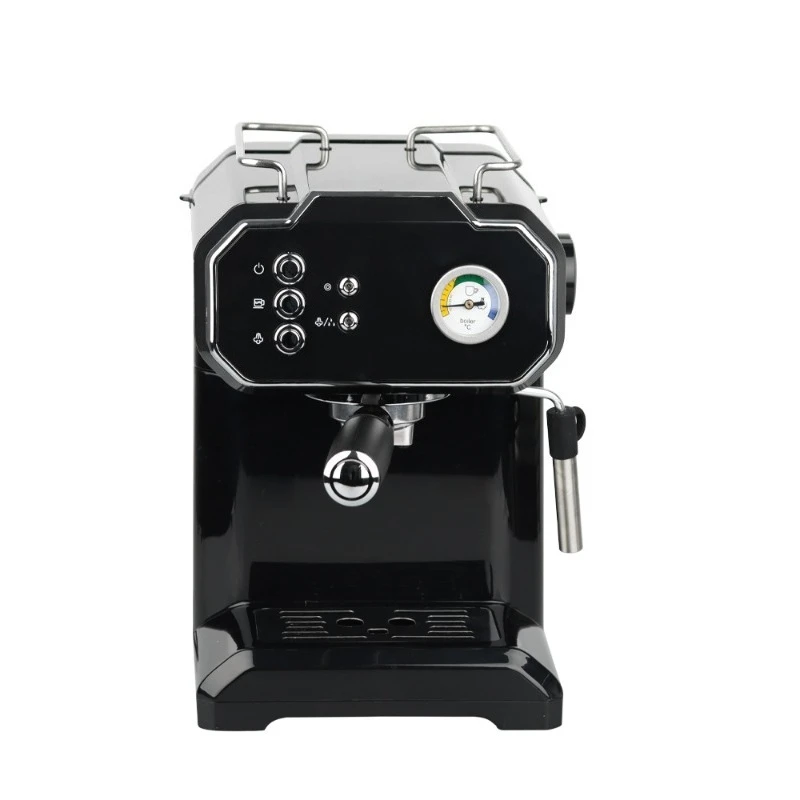 Household Mini Semi-automatic Espresso Machine High Pressure Steam Milk Frother for Latte Art Coffee Extraction