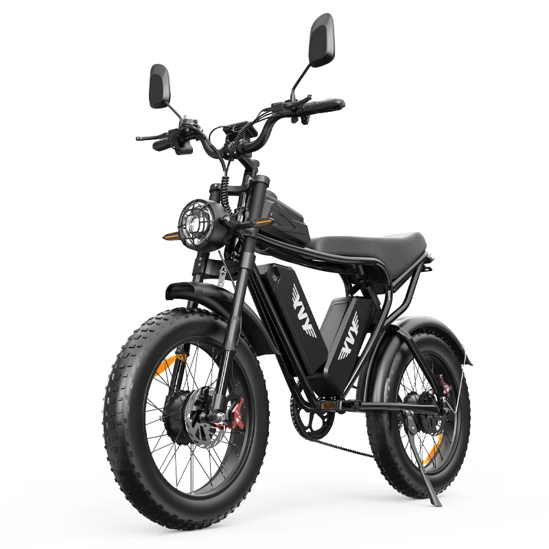 AliExpress Electric Bike YVY C20MAX 2000W Dual Motor 52V40AH Dual Battery Hydraulic Brake E-bike 20 Inch Off-Road Fat Tire Adult E-Bicycle