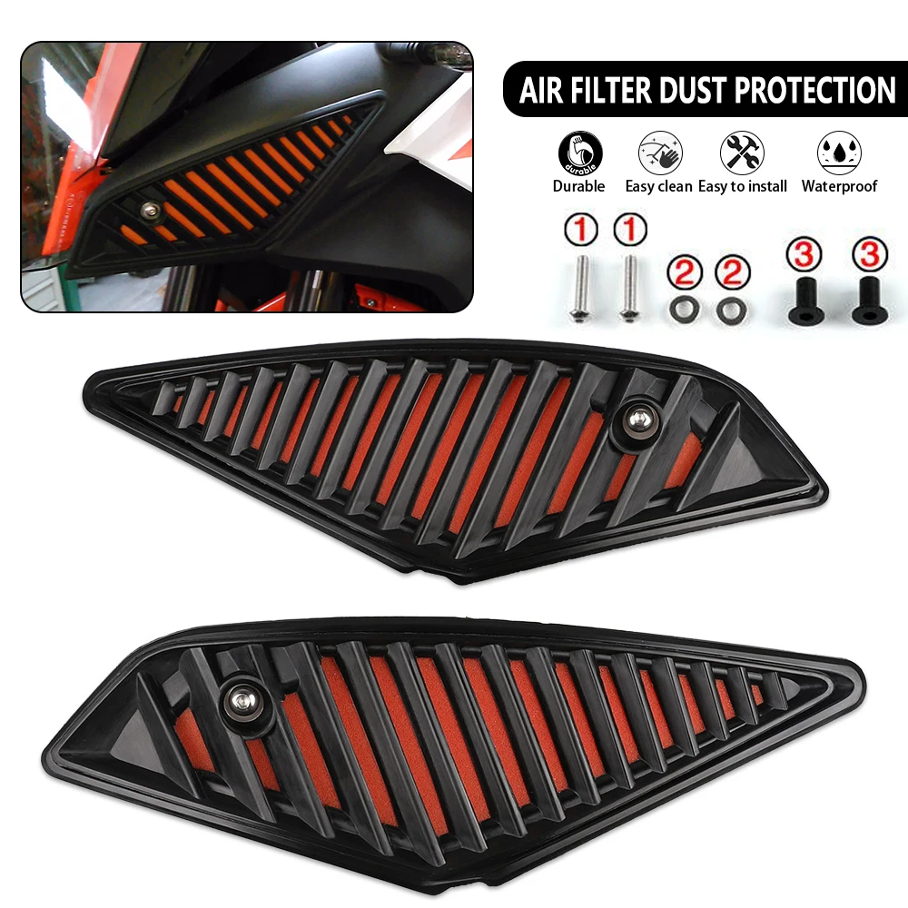 

Motorcycle Air Filter Dust Guard Protection Grille Grill Cover FOR KTM 1290 Super Adventure S R 2017 2018 2019 2020 Accessories