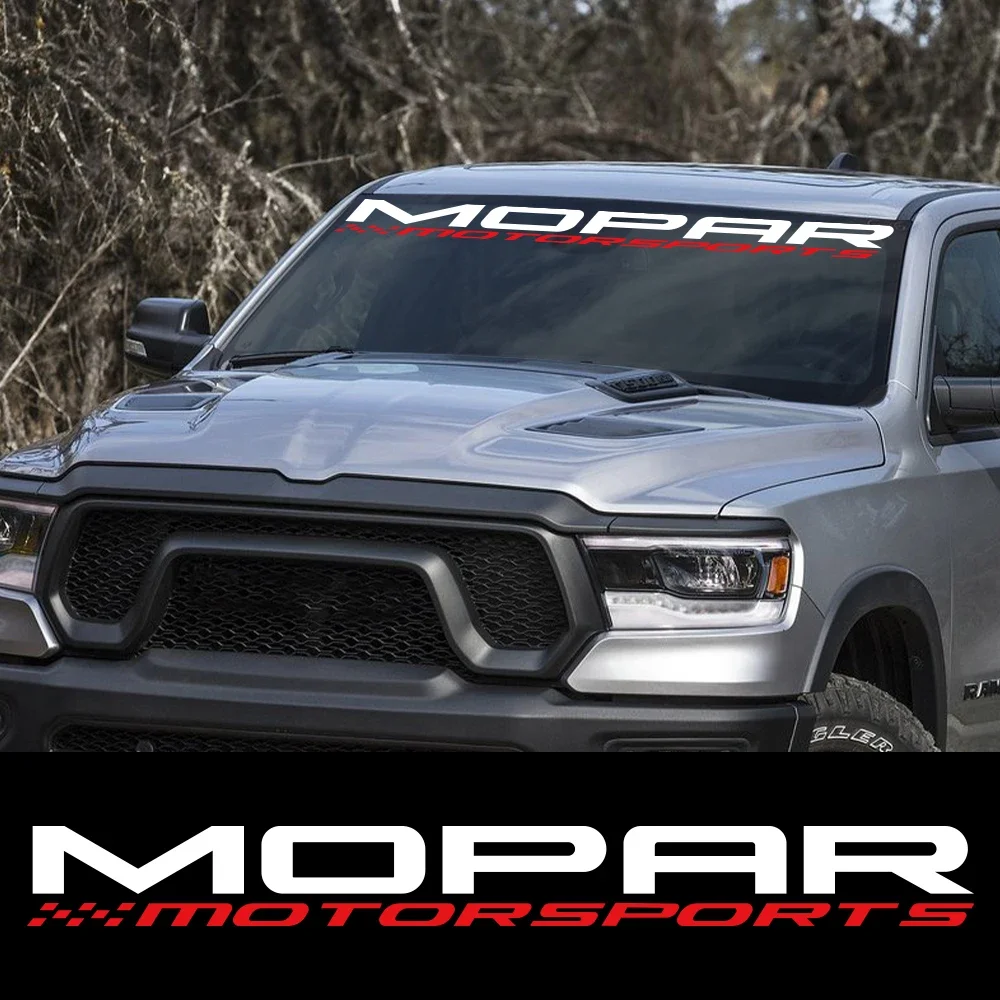 MOPAR Sport Style Pickup Car Windshield Sticker For Dodge RAM 1500 2500 Rebel TRX Truck Vinyl Film Decal Auto Tuning Accessories