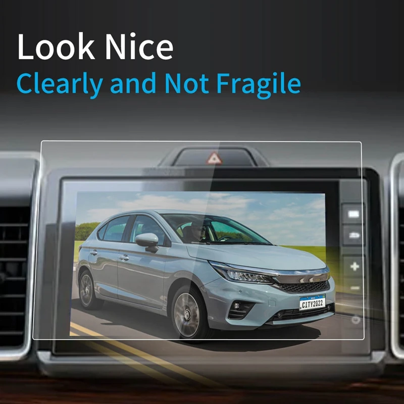 Central Console Tempered Glass Protective Film Navigator Protection For Honda CITY 2023 Screen Protector
