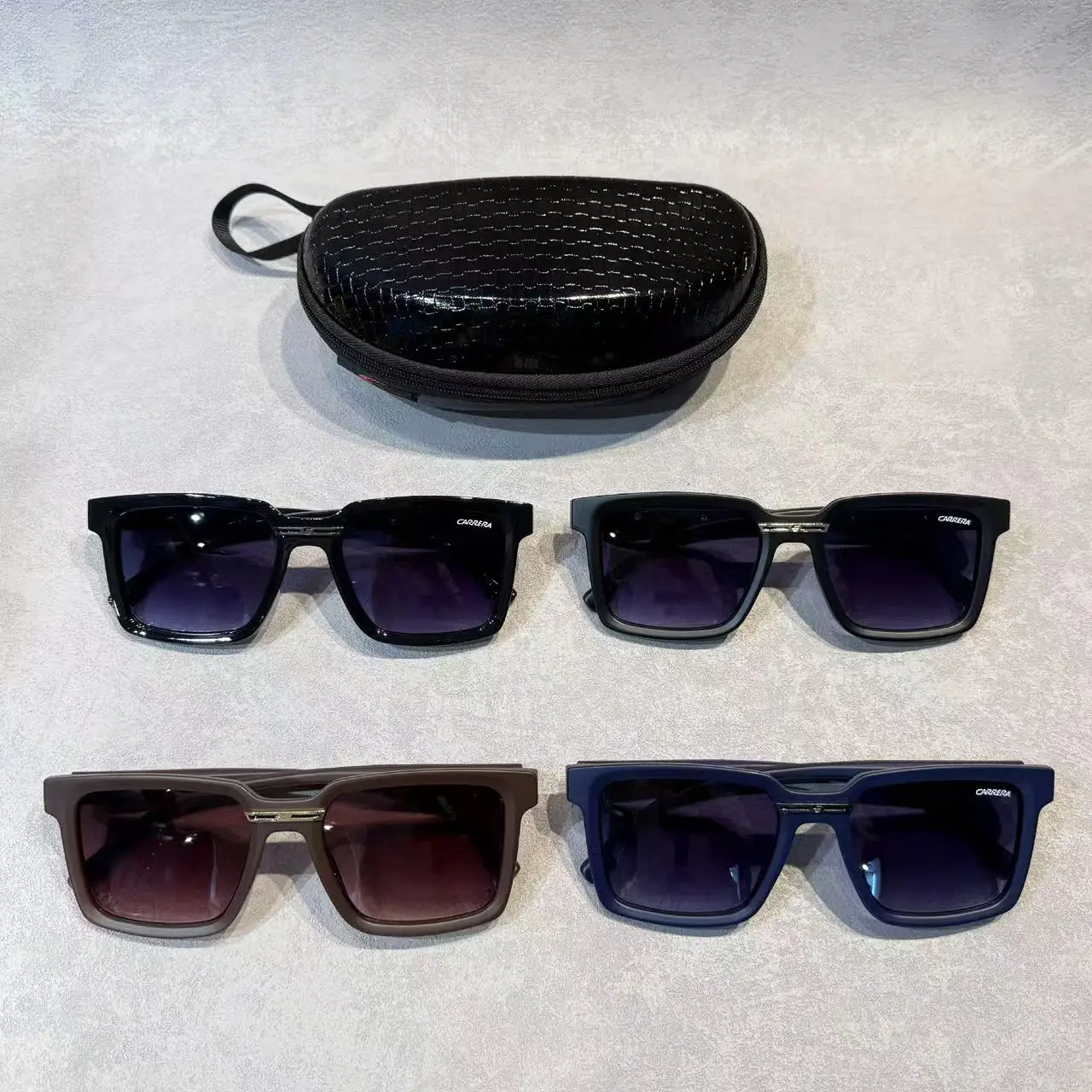 جديد كاريرا الرجال العلامة التجارية النظارات الشمسية خمر نظارات شمسية الرجال النساء كبيرة مربع كبير الحجم الملونة في الهواء الطلق الرياضة القيادة نظارات 8909
