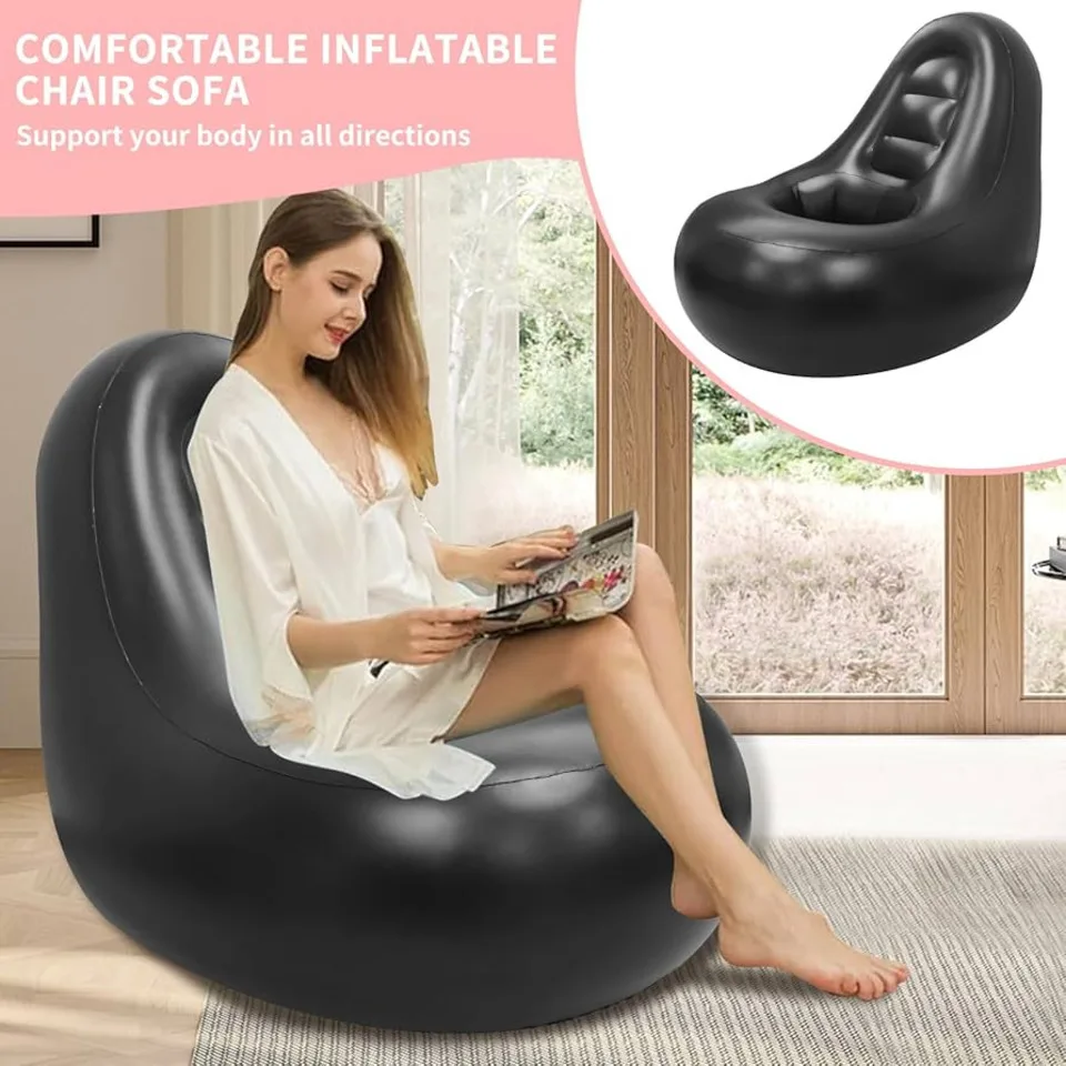 Inflatable BBL Chair Glow Up Chair For Lipo Surgery Brazilian Butt Lift Recovery Sitting Lounging Pregnancy Gentle Butt Recovery