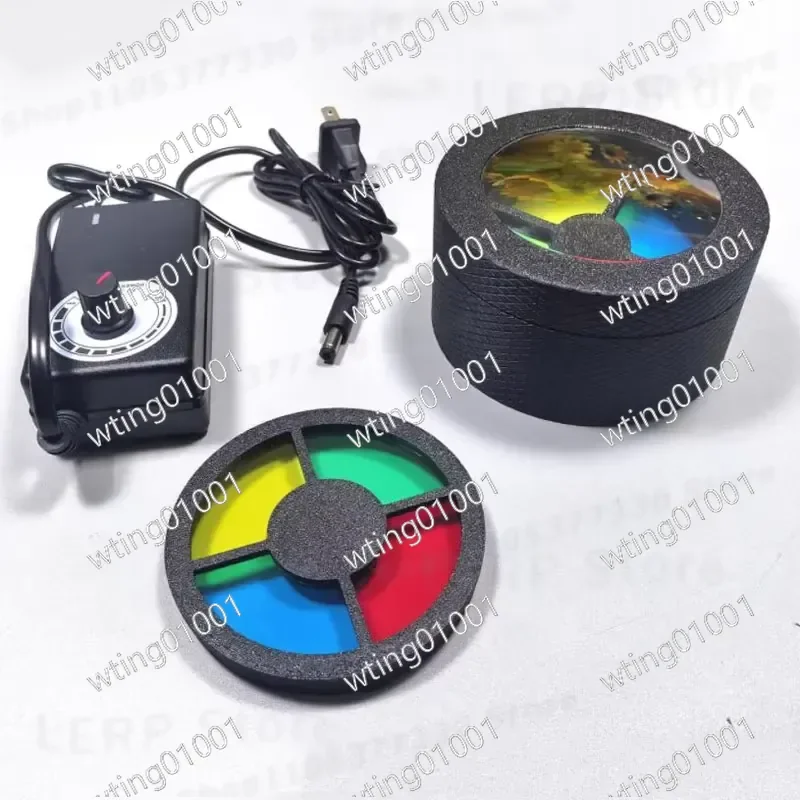 for High CRI LED Ring Light with 5X 10X Color Contrast Filters Darkfield Macro Flash for Translucent Subjects Photography
