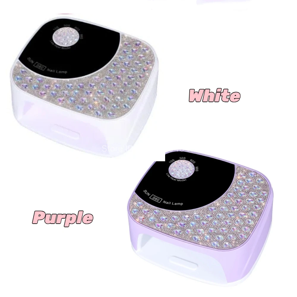 Oplaadbare UV LED-nagellamp voor nagels 36 LED's Draadloze gellak-uithardingslamp met scherm Professionele nageluitrusting