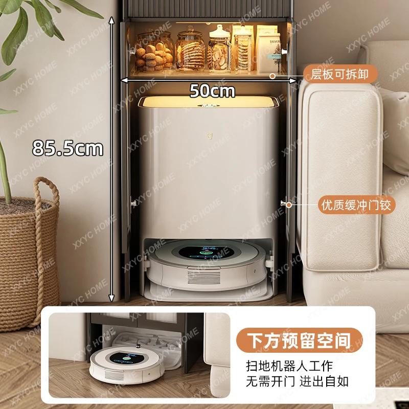 L baseplate housekeeping occlusion storage artifact hidden cabinet simple and modern