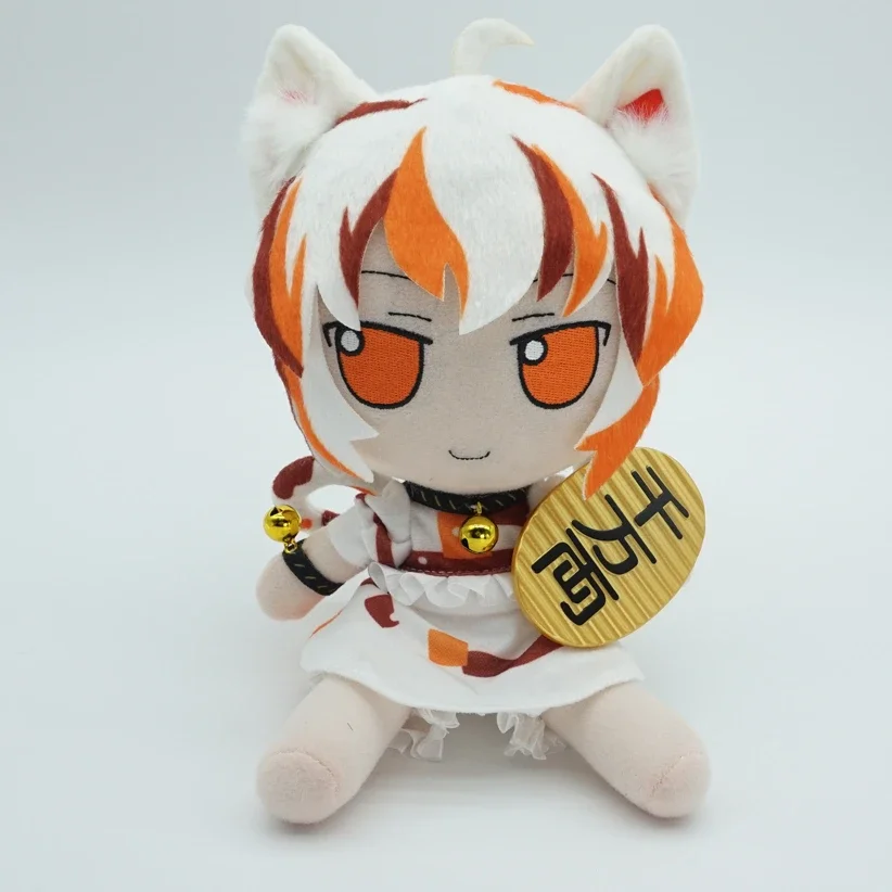 20cm Game TouHou Project Goutokuzi Mike Fumo Kawaii Cosplay Sitting Cotton Doll Anime Idol Soft Plushies Toy Figures Fans Gift