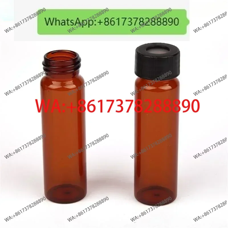 

3BF08016 Brown Sample Bottle Threaded Schott Material Storage Bottle 40mL Capped PTFE Supplies