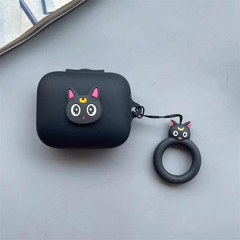 การ์ตูนซิลิโคนหูฟังสำหรับ Sony LinkBuds WF L900หูฟังไร้สายกันกระแทก Anti-Scratch