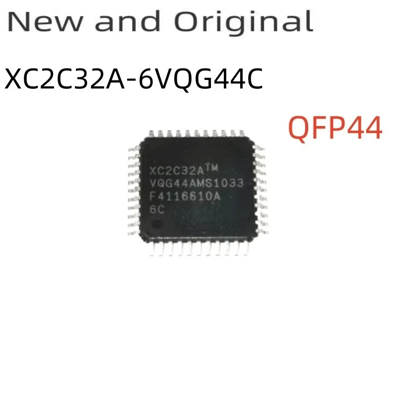 

New and Original XC2C32A-6VQG44C Flash PLD 6ns 32-Cell CMOS PQFP44 10 X 10 MM 0.80 MM PITCH LEAD FREE VQFP-44