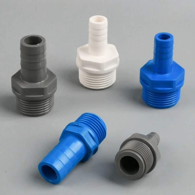 1PC 1/2 3/4 To 8~16mm PVC Pagoda Male Thread Connector Garden Irrigation Water Pipe Connector Aquarium Fish Tank Feedwater Joint